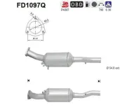 Ruß-/Partikelfilter, Abgasanlage AS FD1097Q