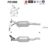 Ruß-/Partikelfilter, Abgasanlage AS FD1098