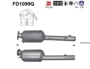 Ruß-/Partikelfilter, Abgasanlage AS FD1099Q