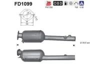 Ruß-/Partikelfilter, Abgasanlage AS FD1099