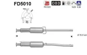 Ruß-/Partikelfilter, Abgasanlage AS FD5010