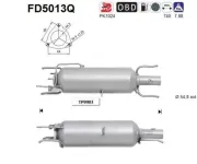 Ruß-/Partikelfilter, Abgasanlage AS FD5013Q