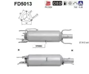 Ruß-/Partikelfilter, Abgasanlage AS FD5013