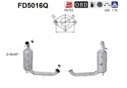 Ruß-/Partikelfilter, Abgasanlage AS FD5016Q