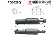 Ruß-/Partikelfilter, Abgasanlage AS FD5026Q