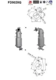 Ruß-/Partikelfilter, Abgasanlage AS FD5028Q