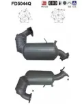 Ruß-/Partikelfilter, Abgasanlage AS FD5044Q