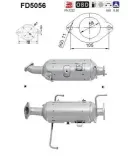 Ruß-/Partikelfilter, Abgasanlage AS FD5056