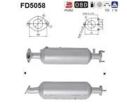 Ruß-/Partikelfilter, Abgasanlage AS FD5058