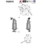 Ruß-/Partikelfilter, Abgasanlage AS FD5078