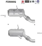 Ruß-/Partikelfilter, Abgasanlage AS FD5080Q