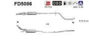 Ruß-/Partikelfilter, Abgasanlage AS FD5086