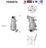 Ruß-/Partikelfilter, Abgasanlage AS FD5087Q