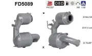 Ruß-/Partikelfilter, Abgasanlage AS FD5089