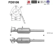 Ruß-/Partikelfilter, Abgasanlage AS FD5106