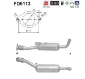 Ruß-/Partikelfilter, Abgasanlage AS FD5113