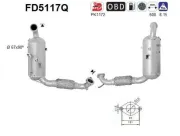 Ruß-/Partikelfilter, Abgasanlage AS FD5117Q
