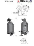 Ruß-/Partikelfilter, Abgasanlage AS FD5118Q