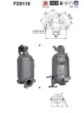 Ruß-/Partikelfilter, Abgasanlage AS FD5118