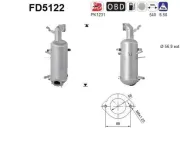 Ruß-/Partikelfilter, Abgasanlage AS FD5122