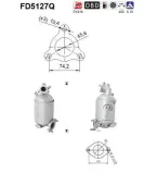 Ruß-/Partikelfilter, Abgasanlage AS FD5127Q