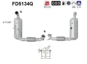 Ruß-/Partikelfilter, Abgasanlage AS FD5134Q