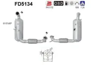 Ruß-/Partikelfilter, Abgasanlage AS FD5134