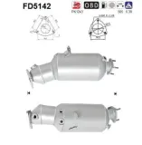 Ruß-/Partikelfilter, Abgasanlage AS FD5142