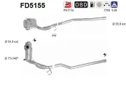 Ruß-/Partikelfilter, Abgasanlage AS FD5155