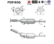 Ruß-/Partikelfilter, Abgasanlage AS FD5163Q