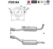 Ruß-/Partikelfilter, Abgasanlage AS FD5164