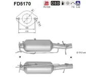 Ruß-/Partikelfilter, Abgasanlage AS FD5170