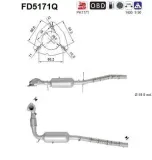 Ruß-/Partikelfilter, Abgasanlage AS FD5171Q