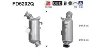 Ruß-/Partikelfilter, Abgasanlage AS FD5202Q