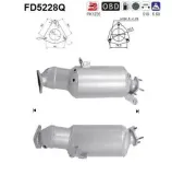 Ruß-/Partikelfilter, Abgasanlage AS FD5228Q