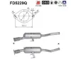 Ruß-/Partikelfilter, Abgasanlage AS FD5229Q