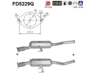 Ruß-/Partikelfilter, Abgasanlage AS FD5229Q