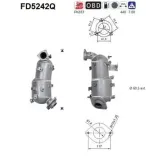 Ruß-/Partikelfilter, Abgasanlage AS FD5242Q