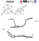 Ruß-/Partikelfilter, Abgasanlage AS FD5243