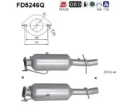 Ruß-/Partikelfilter, Abgasanlage AS FD5246Q