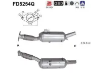 Ruß-/Partikelfilter, Abgasanlage AS FD5254Q