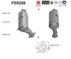 Ruß-/Partikelfilter, Abgasanlage AS FD5259