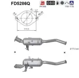 Ruß-/Partikelfilter, Abgasanlage AS FD5286Q