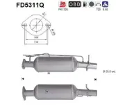 Ruß-/Partikelfilter, Abgasanlage AS FD5311Q