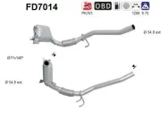 Ruß-/Partikelfilter, Abgasanlage AS FD7014
