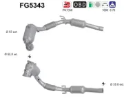 Ruß-/Partikelfilter, Abgasanlage AS FG5343