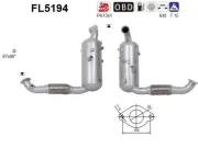 Ruß-/Partikelfilter, Abgasanlage AS FL5194