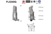 Ruß-/Partikelfilter, Abgasanlage AS FL5245Q