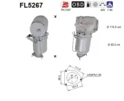 Ruß-/Partikelfilter, Abgasanlage AS FL5267