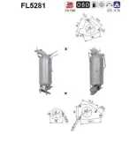 Ruß-/Partikelfilter, Abgasanlage AS FL5281